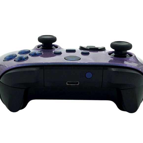Custom Xbox Series X / S Wireless Controller - Glossy Chameleon Green Purple - Picture 3 of 8